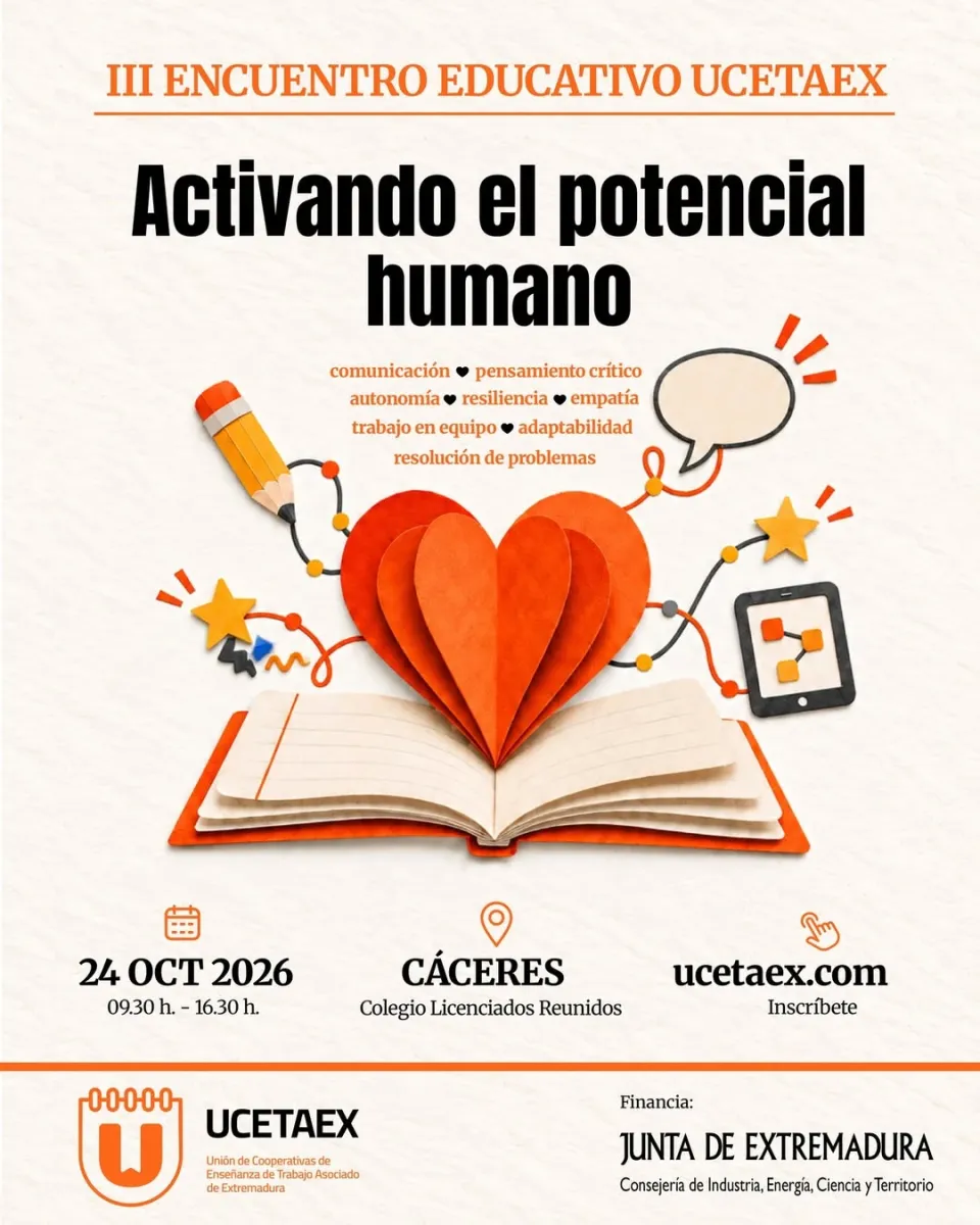 El cartel del III Encuentro Educativo UCETAEX